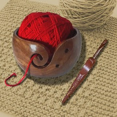 Teak Wood Yarn Bowl by Purple Heart – Accessories Unlimited