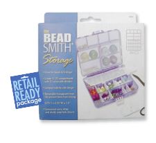 the BeadSmith Blue Mini Travel Box