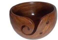 Susan Bates Wood Yarn Bowl