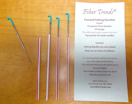 Felting Needles -- Triangular Point 40 Gauge