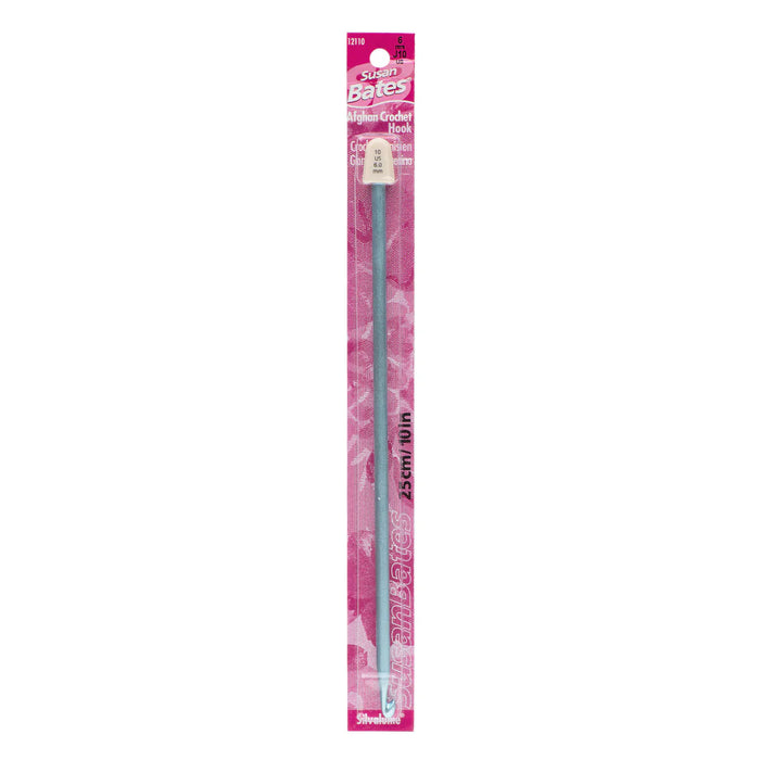 Susan Bates - 10 in. Silvalume Afghan Crochet Hook