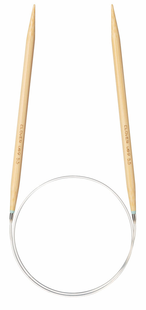 Pair of 24 Bamboo Circular Knitting Needles 