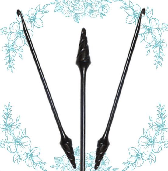 Nirvana 7" Ebony Crochet Hooks — Accessories Unlimited