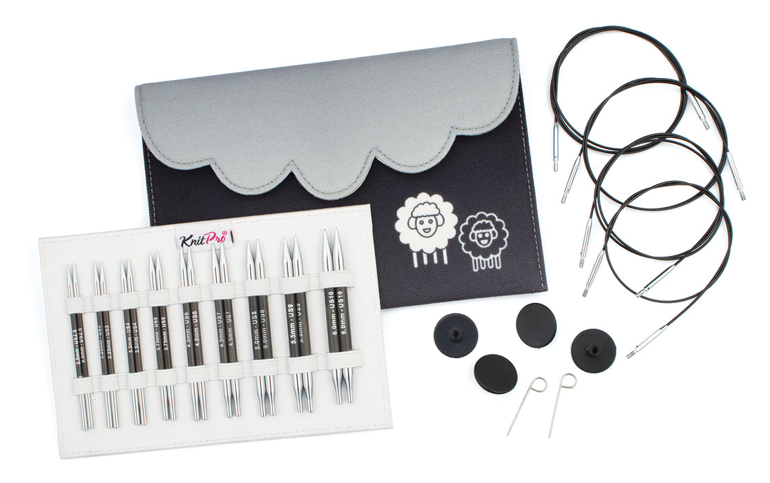 KnitPro - Karbonz - 4 in. Special IC Deluxe Set