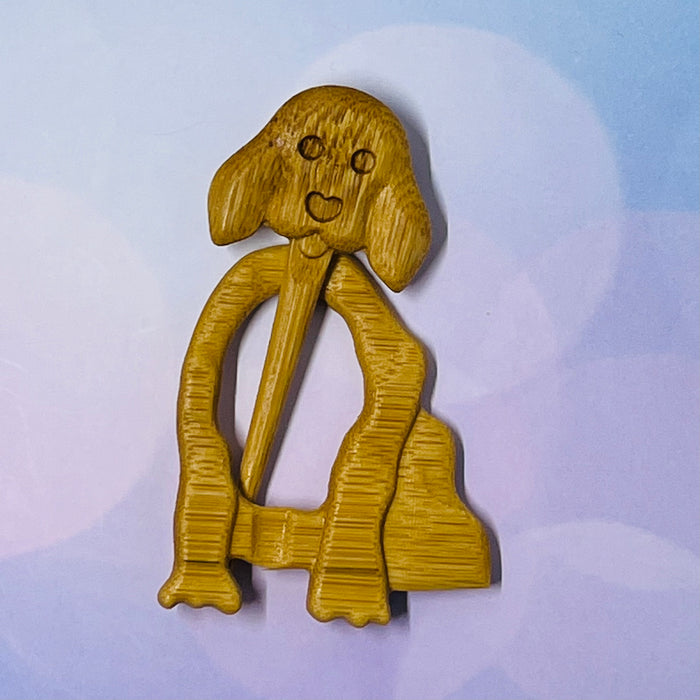 Coley - Wooden Shawl Pin