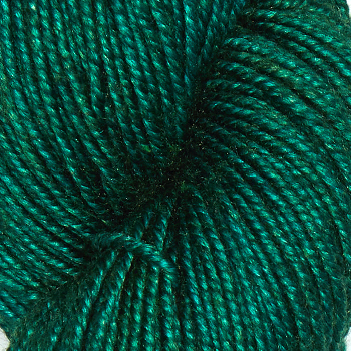 Symfonie Hand Dyed Yarns - Luna - Merino & Silk DK - Emerald Green