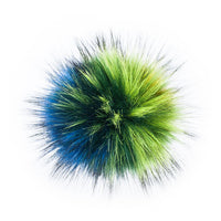 Lovafur - Faux Fur Pom-Poms - Harlequin Purple