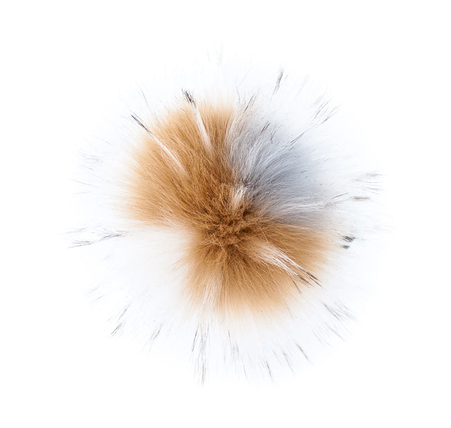 Lovafur - Faux Fur Pom-Poms - Harlequin Vanilli