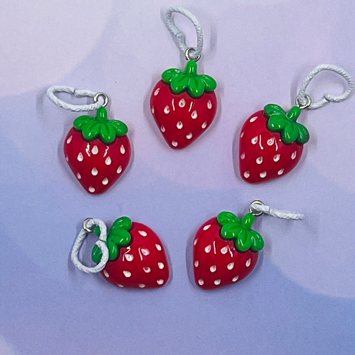 Coley - Stitch Markers - Strawberries