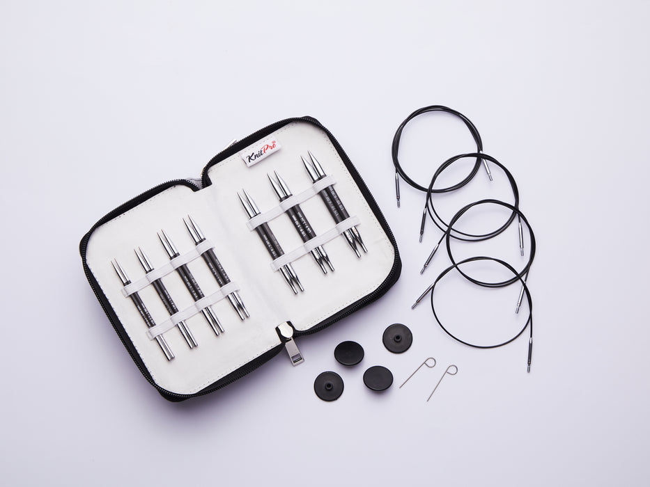 KnitPro - Karbonz - 4 in. Special IC Midi Set