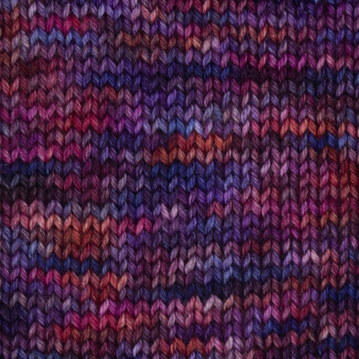Symfonie Hand Dyed Yarns - Terra Variegated (Superwash Merino & Nylon Sock Yarn) - Midnight Orchid