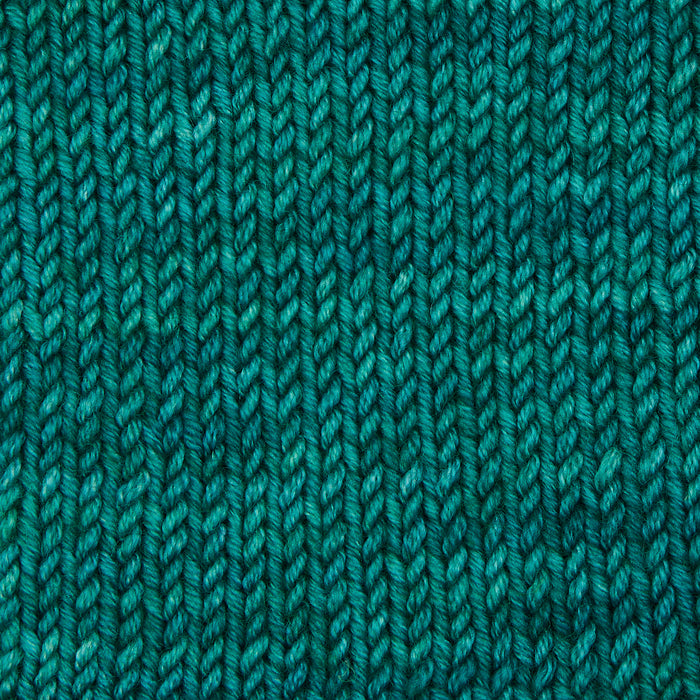 Symfonie Hand Dyed Yarns -  Bella - Extrafine Merino (Worsted) - Peacock Green