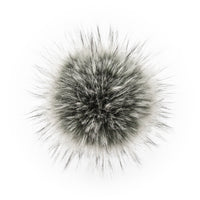 Lovafur - Faux Raccoon Pom-Poms - Ash