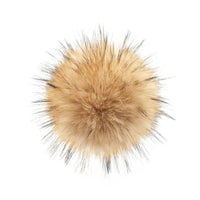 Lovafur - Faux Raccoon Pom-Poms - Peanut