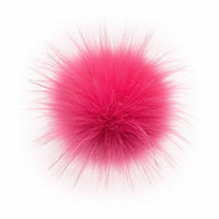 Lovafur - Faux Raccoon Pom-Poms - Pink
