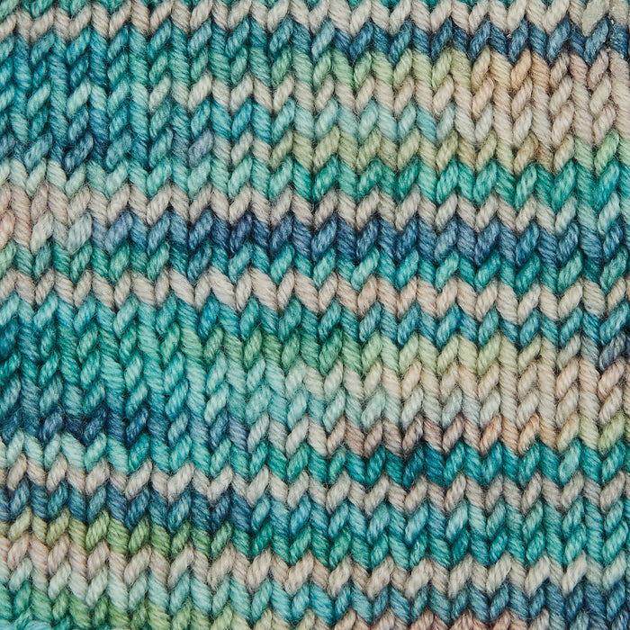 Symfonie Hand Dyed Yarns - Viva Variegated - Superwash Merino DK - Sandy Sea