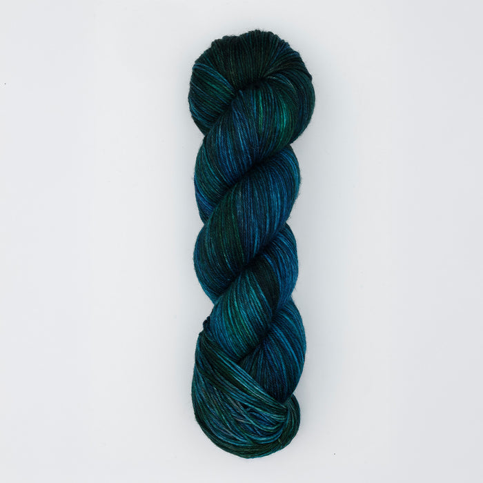 Symfonie Hand Dyed Yarns - Terra Variegated (Superwash Merino & Nylon Sock Yarn) - Tucson Teal