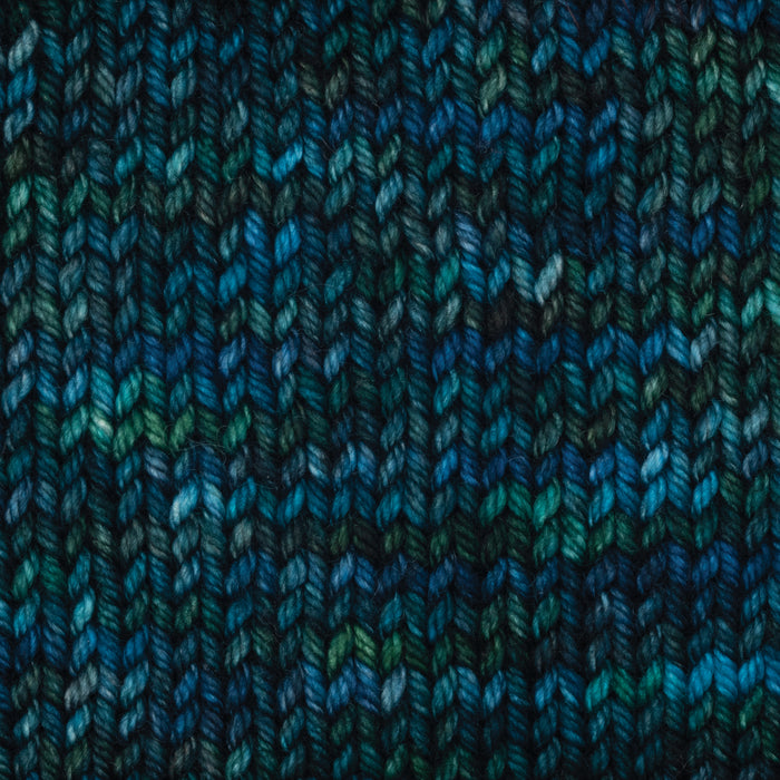 Symfonie Hand Dyed Yarns -  Bella Variegated - Extrafine Merino (Worsted) - Tucson Teal