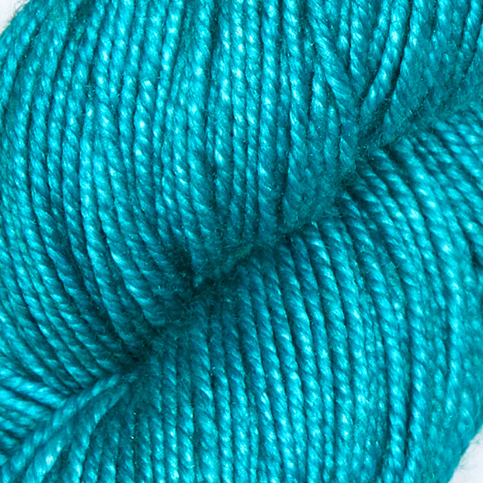 Symfonie Hand Dyed Yarns - Luna - Merino & Silk DK - Turquoise