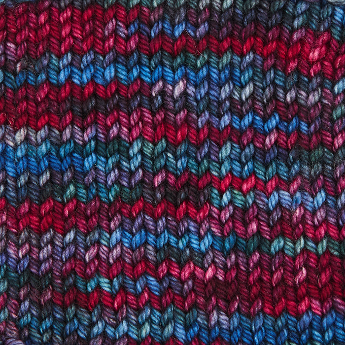 Symfonie Hand Dyed Yarns -  Bella Variegated - Extrafine Merino (Worsted) - Twilight Flame