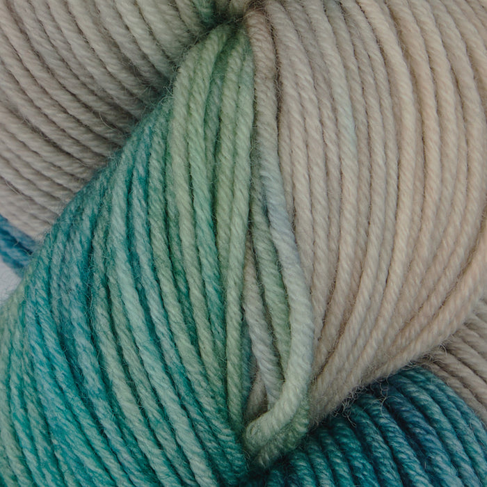 Symfonie Hand Dyed Yarns - Viva Variegated - Superwash Merino DK - Sandy Sea