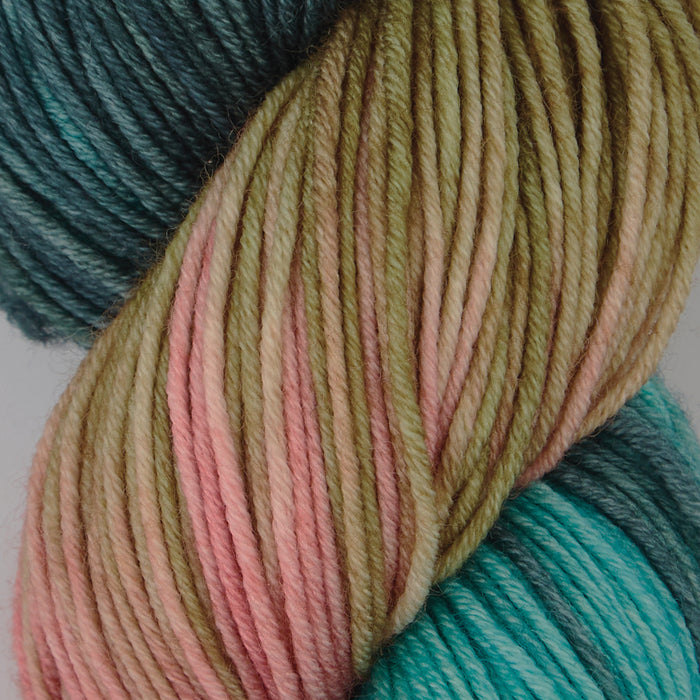 Symfonie Hand Dyed Yarns - Viva Variegated - Superwash Merino DK - Spring Blush