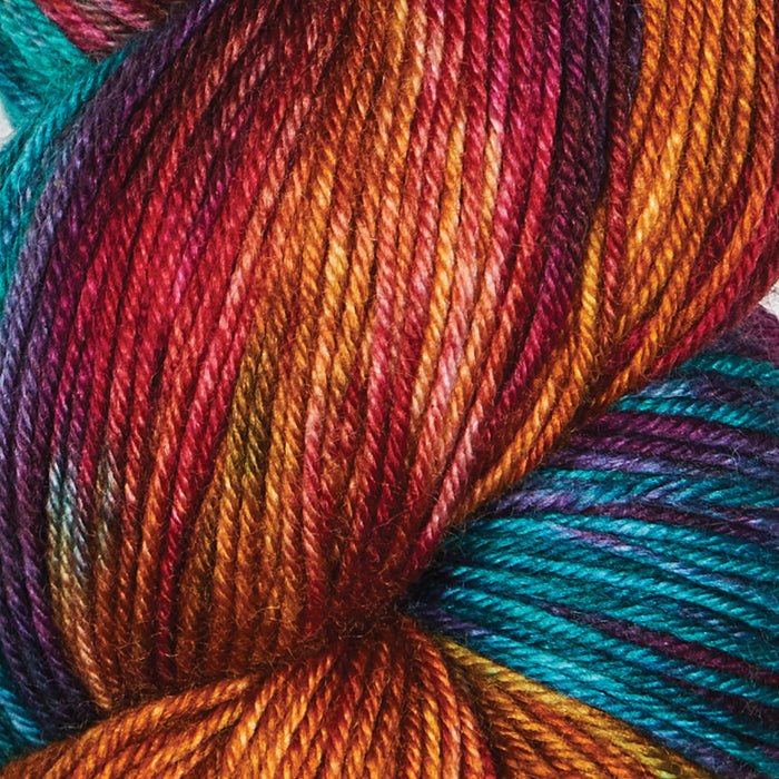 Symfonie Hand Dyed Yarns - Terra Variegated (Superwash Merino & Nylon Sock Yarn) - Party Lights