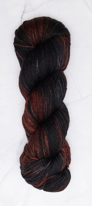 Symfonie Hand Dyed Yarns -Terra Variegated (Superwash Merino & Nylon Sock Yarn) - Dark Chocolate