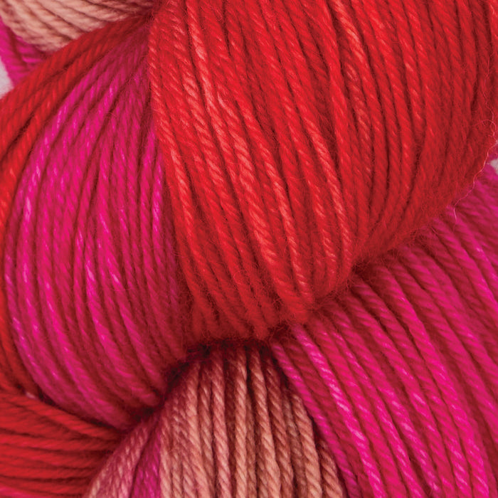 Symfonie Hand Dyed Yarns - Terra Variegated (Superwash Merino & Nylon Sock Yarn) - Rhubarb