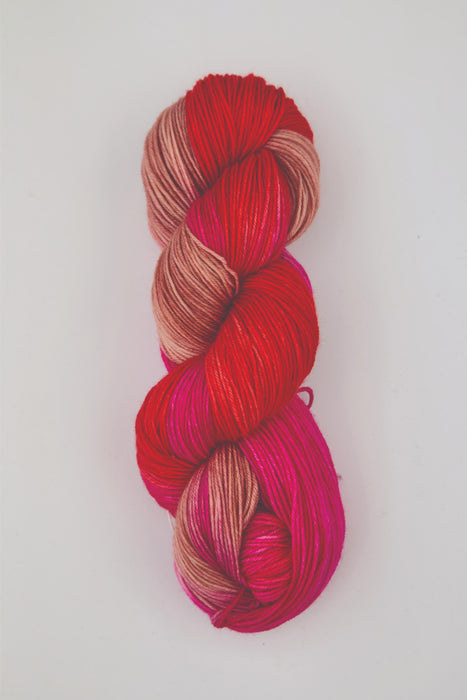 Symfonie Hand Dyed Yarns - Terra Variegated (Superwash Merino & Nylon Sock Yarn) - Rhubarb