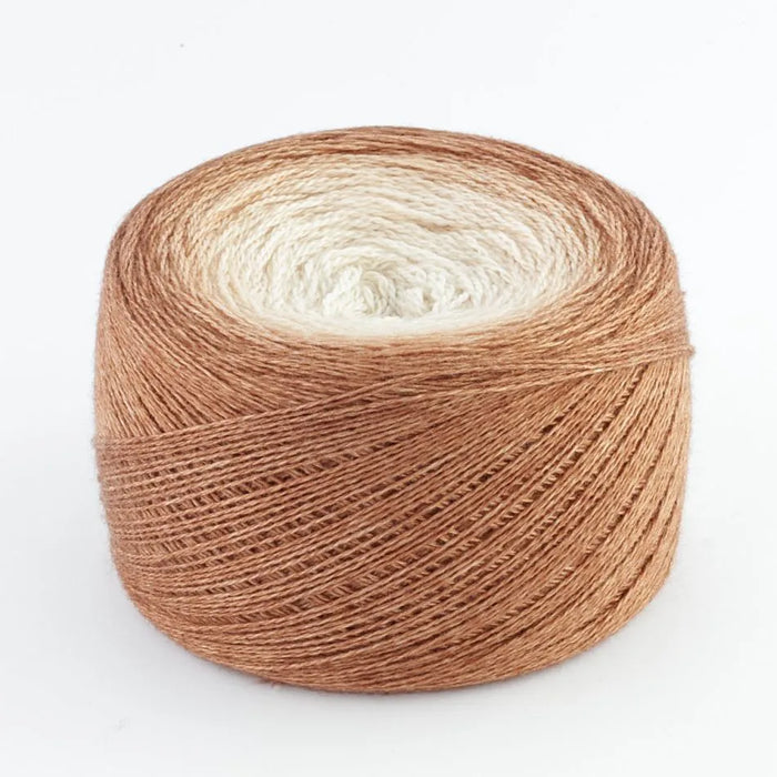 Symfonie Hand Dyed Yarns - Diva Gradient - Merino & Silk Lace Weight - Soil to Sand