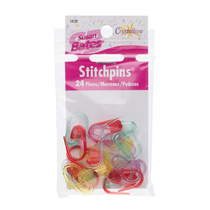 Susan Bates - Stitchpins, Crystalites 24pc