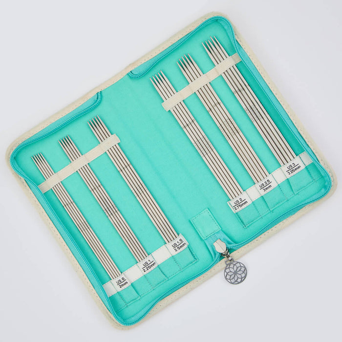 KnitPro - Mindful - 6 in. Double Point Needle Set - GRACIOUS