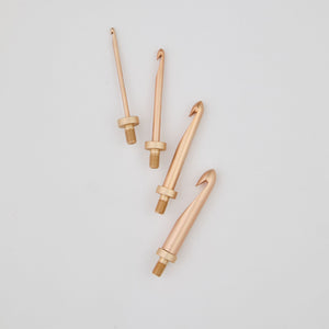 KnitPro - Oasis - IC Crochet Hook Tips Rose Gold ***Handles sold separately***