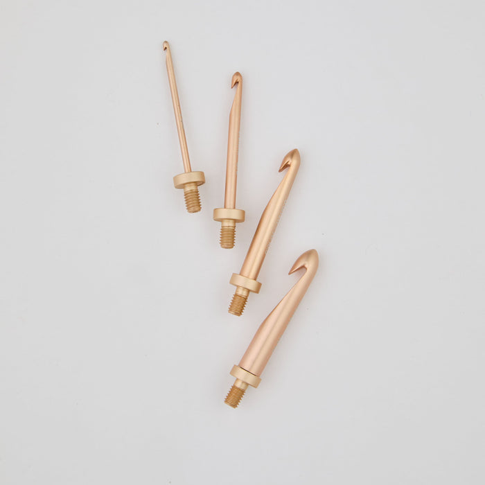 KnitPro - Oasis - IC Crochet Hook Tips Rose Gold ***Handles sold separately***