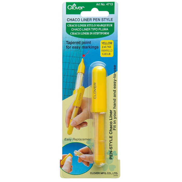 Clover - Pen Style Chaco Liner - (White, Yellow and Blue)  (Discontinued)