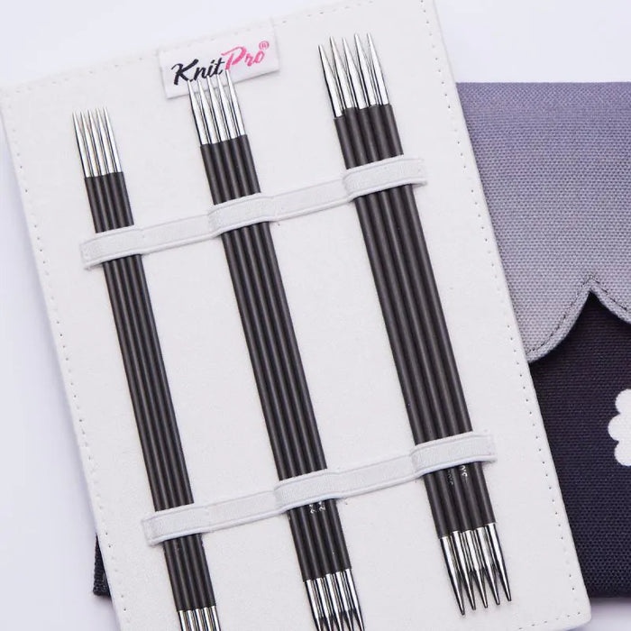 KnitPro - Karbonz - 6 in. (15cm) Double Pointed Needle Starter Set