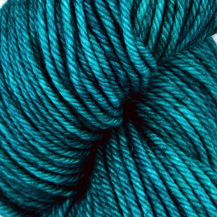 Symfonie Hand Dyed Yarns -  Bella - Extrafine Merino (Worsted) - Peacock Green