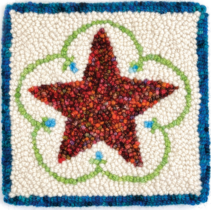 Oxford - Punch Needle Kit - Star Red