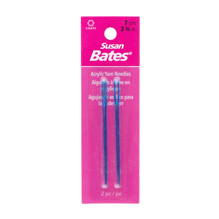 Susan Bates - Crystalites Yarn Needles -  2.75"