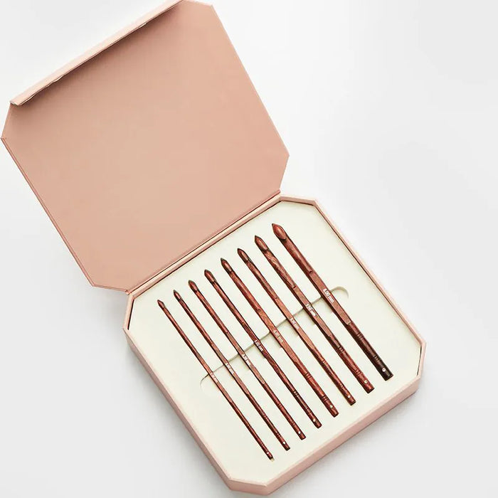 KnitPro - Symfonie Rose - Crochet Hook Gift Set Satin Paper Box