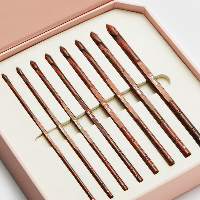 KnitPro - Symfonie Rose - Crochet Hook Gift Set Satin Paper Box