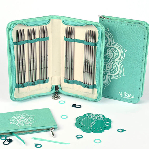 KnitPro - Mindful - 6 in. Double Point Needle Set - COMPASSION