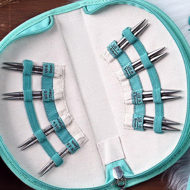 KnitPro - Mindful - 2 in. Mini IC Needle Set - GENEROSITY