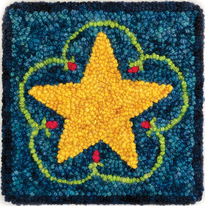 Oxford - Punch Needle Kit - Star Yellow