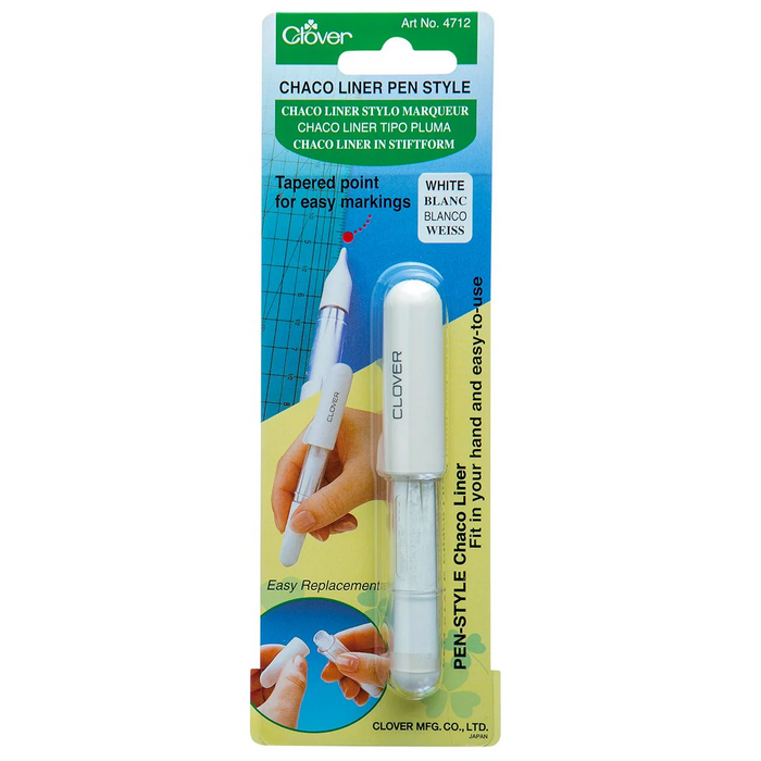 Clover - Pen Style Chaco Liner - (White, Yellow and Blue)  (Discontinued)