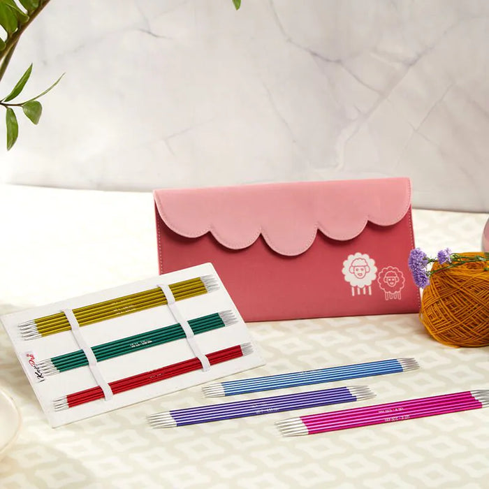 KnitPro - Zing - 8 in. Double Pointed Needle Starter Set