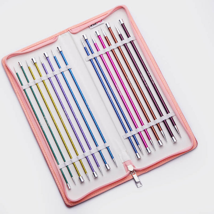 KnitPro - Zing - 10 in. Single Pointed Needle Deluxe Set