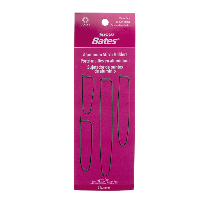 Susan Bates - Stitch Holder Value Pack - 4 Asst'd Sized Holders