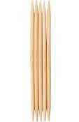 ChiaoGoo - Natural Bamboo - 6" Double Point - 1016
